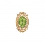 14 Karat Gold Peridot Slide