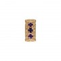 14 Karat Gold Amethyst Slide