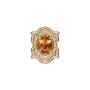 14 Karat Gold Citrine Slide