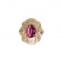 14 Karat Gold Rhodolite Garnet Slide