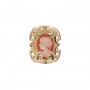 14 Karat Gold Cameo Slide