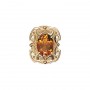 14 Karat Gold Citrine Slide