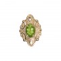 14 Karat Gold Peridot Slide