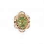 14 Karat Gold Peridot Slide