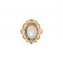 14 Karat Gold Opal Slide