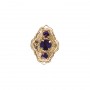 14 Karat Gold Amethyst Slide