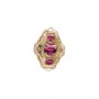 14 Karat Gold Rhodolite Garnet Slide