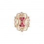 14 Karat Gold Ruby Slide