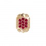 14 Karat Gold Ruby Slide