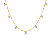 14K Yellow Gold Diamond by the Yard 16 "inch