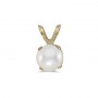 14k Yellow Gold Pearl Pendant