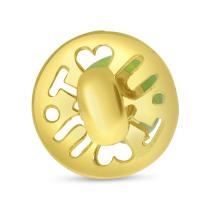 14K Yellow Gold Synthetic Peridot Hushabye Pendant