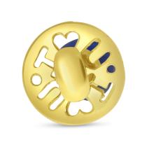 14K Yellow Gold Synthetic Sapphire Hushabye Pendant