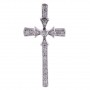 14K Yellow Gold Byzantine Grand Diamond Cross