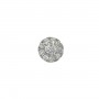 14K White Gold .25 Ct Diamond Clustaire Round Pendant