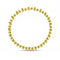 14K Yellow Gold Diamond Convertible Bracelet to Ring