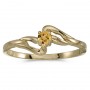 10k Yellow Gold Round Citrine Ring