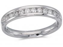 14K White Gold Diamond Diamond Band Ring