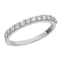 14K White Gold Diamond Diamond Band Ring