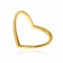14K Yellow Gold Solid Stacking Fashion Ring