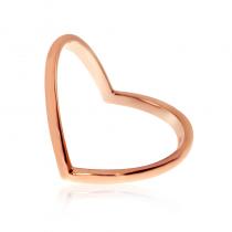 14K Rose Gold Solid Stacking Fashion Ring