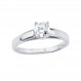 14K White Gold .50 Ct Diamond Solitaire Ring