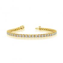 14K Yellow Gold Diamond Bracelet