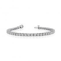 14K White Gold Diamond Bracelet