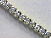 14K Yellow Gold Diamond Bracelet