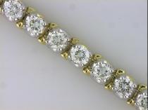 14K Yellow Gold Diamond Bracelet