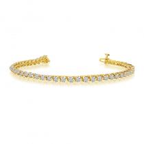 14K Yellow Gold Diamond Bracelet