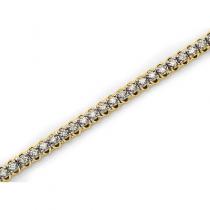 14K Yellow Gold Diamond Bracelet