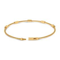 14K Rose Gold Flexible Diamond Bracelet