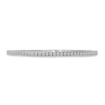 14K White Gold 3 Ct Diamond Stretch Tennis Bracelet