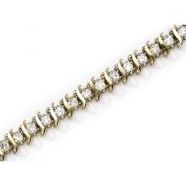 14K Yellow Gold Diamond Bracelet