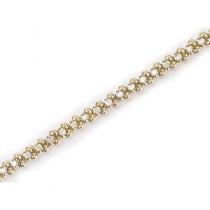 14K Yellow Gold Diamond Bracelet