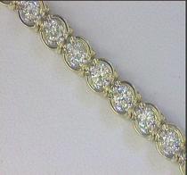 14K Yellow Gold Diamond Bracelet